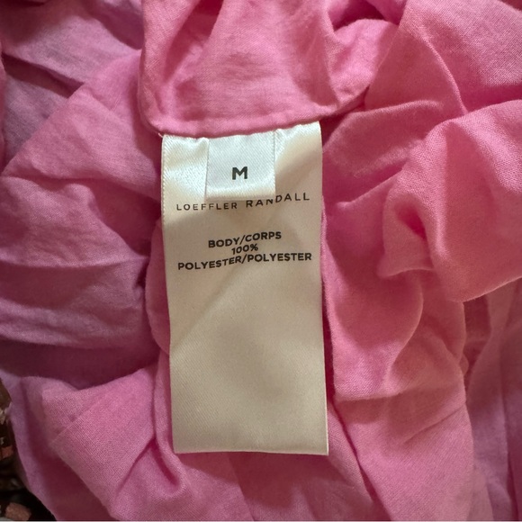 Loeffler Randall Cottagecore Fruit BerriesTie Tank Top Ruffle Maxi Dress Medium - Picture 4 of 7